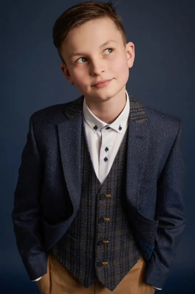 Boys Jacket Tivoli Navy Speck (128)