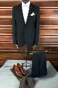 Calvin Aliko  Black 2pc Suit