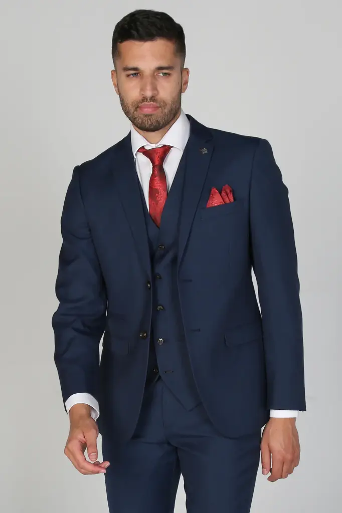 Tenesy Mens Navy 2pc Suit