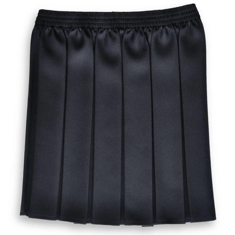 Skirt EW Box Pleat Navy (age 3-10) [Clearance]