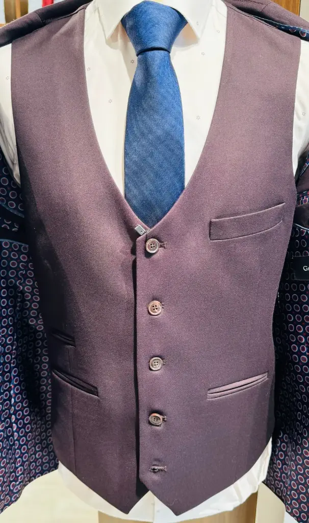 Waistcoat Aliko Burgundy (92 (36"))