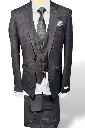 Black Suit Jacket Tapered Fit 4089