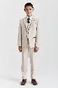 Luca Boys Cream 3pc Suit