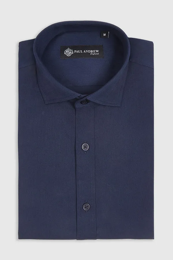 Mens Navy Slim Fit Shirt