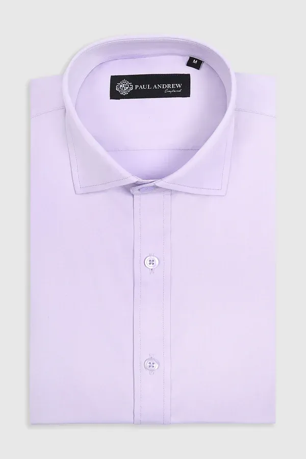 Mens Lilac Slim Fit Shirt