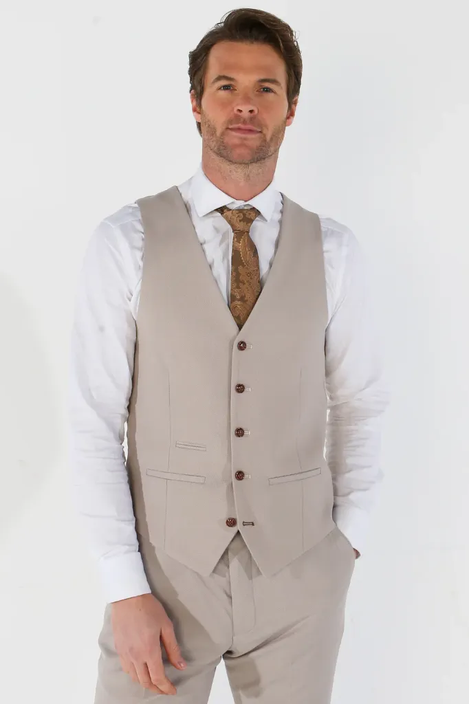 Waistcoat Orlando Grey Slim Fit