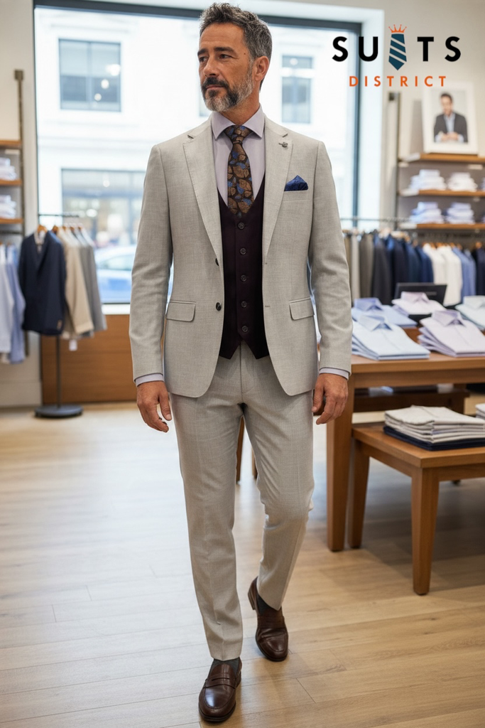 Blazer Palermo Silver Slim Fit