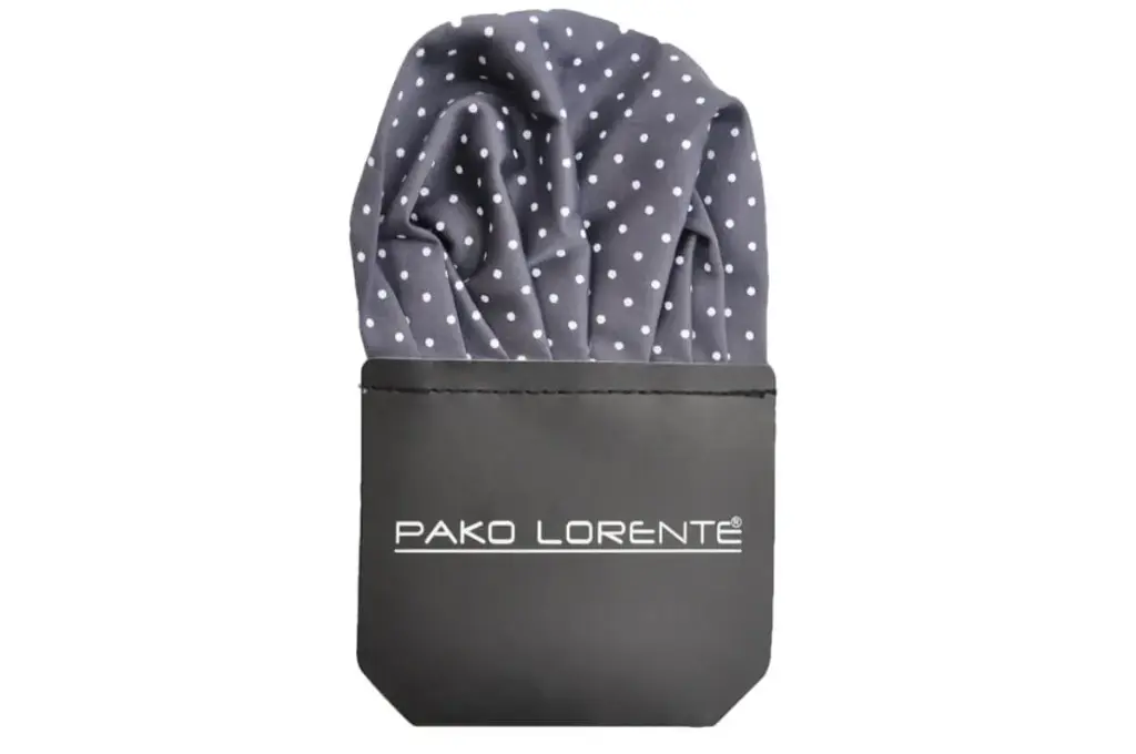 Handkerchief PS120 - Grey /white spots