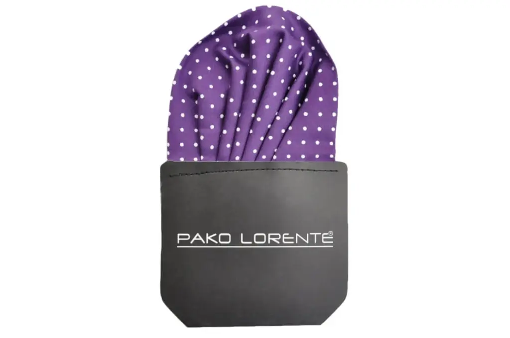 Handkerchief PS121 - Lilac /white spots