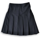 Skirt HEW Fan Pleat Stretch Navy (age 9/10) [Clearance]