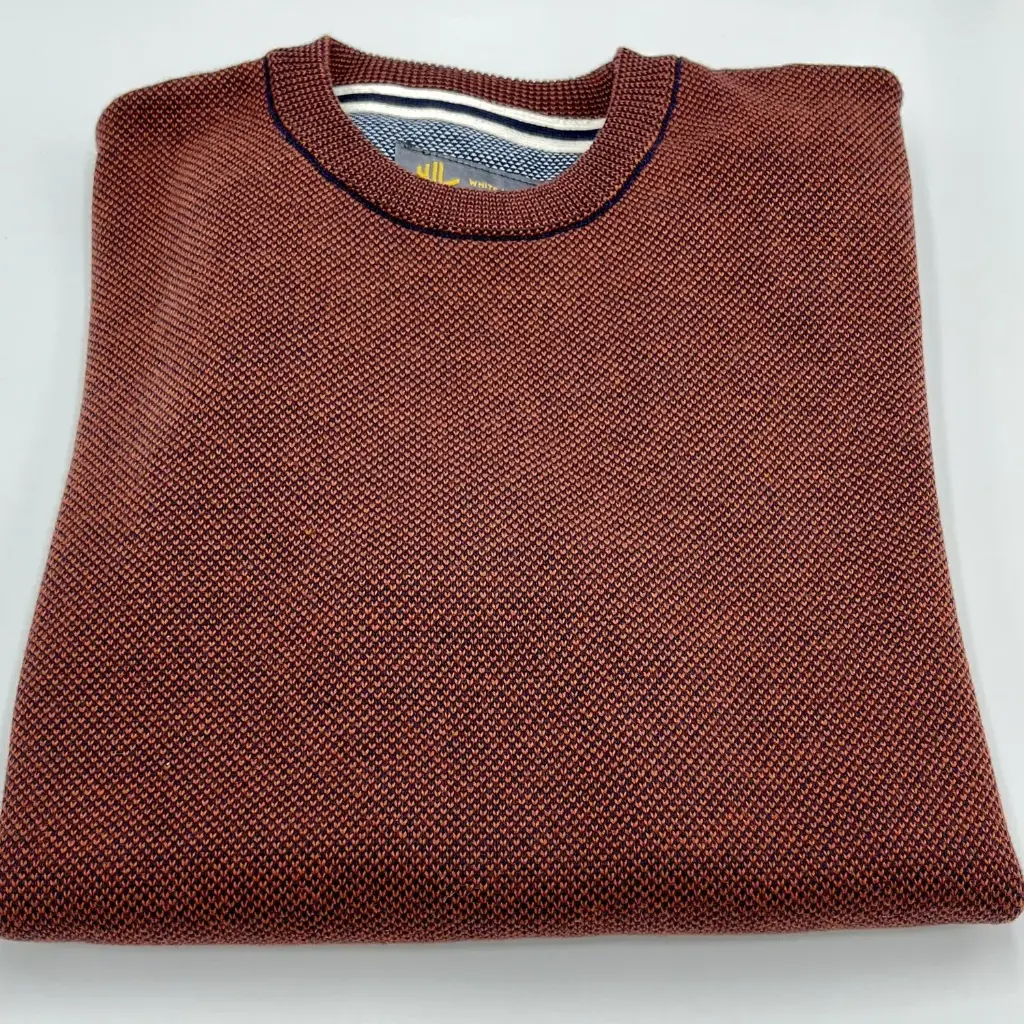 Rust Round Neck Jumper