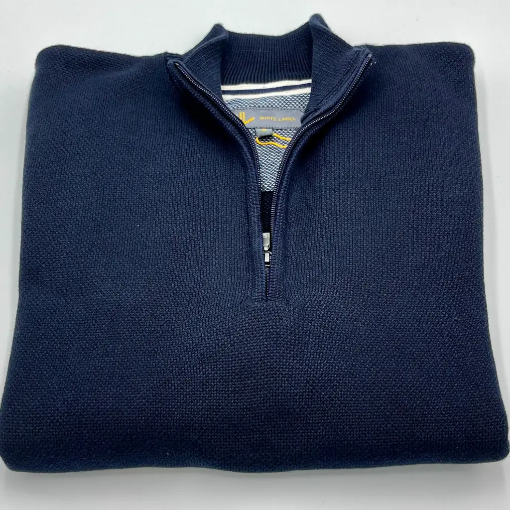 Navy 1/4 Zip Jumper