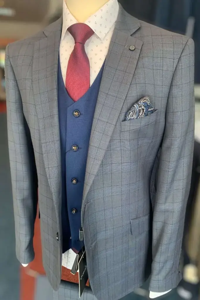 Rolli Grey Check 2pc Suit
