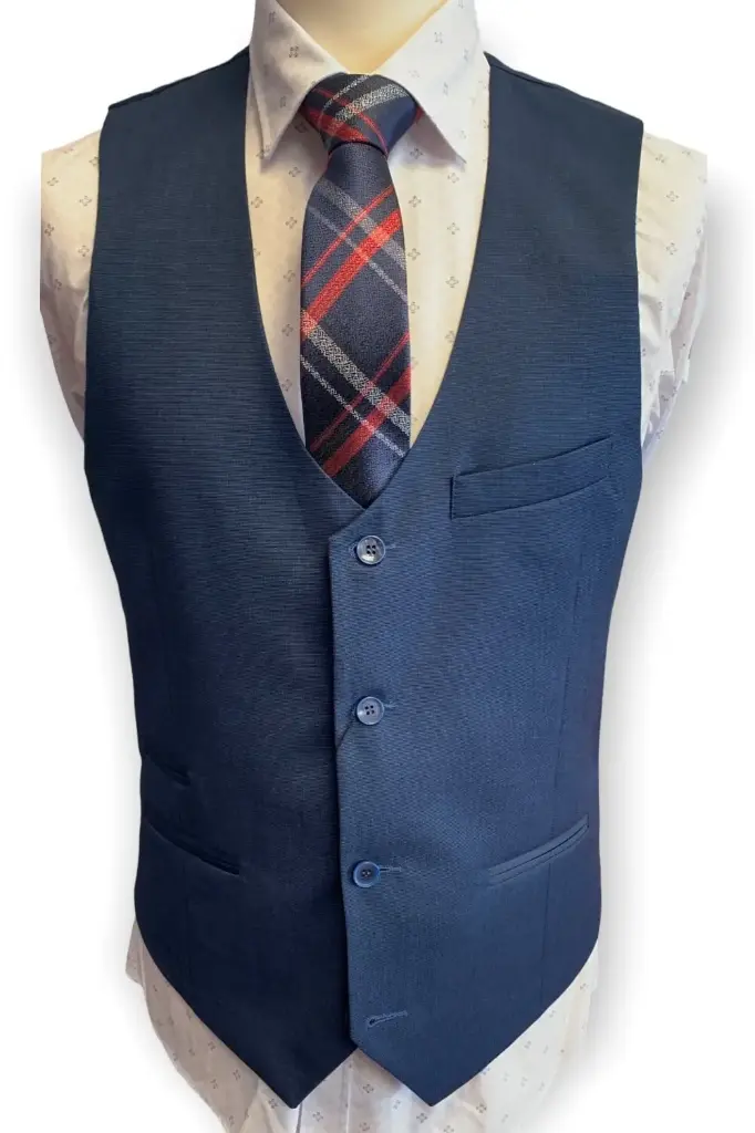 Waistcoat Edison Blue