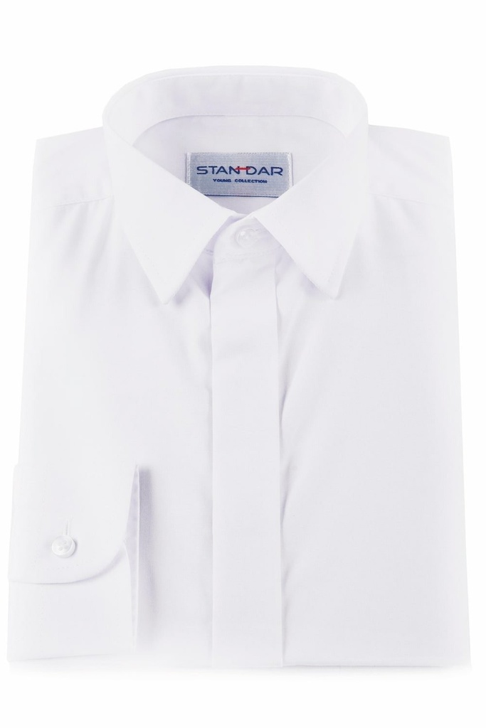 Boys White Shirt M2 - XL (140 XL (Comfort Fit))