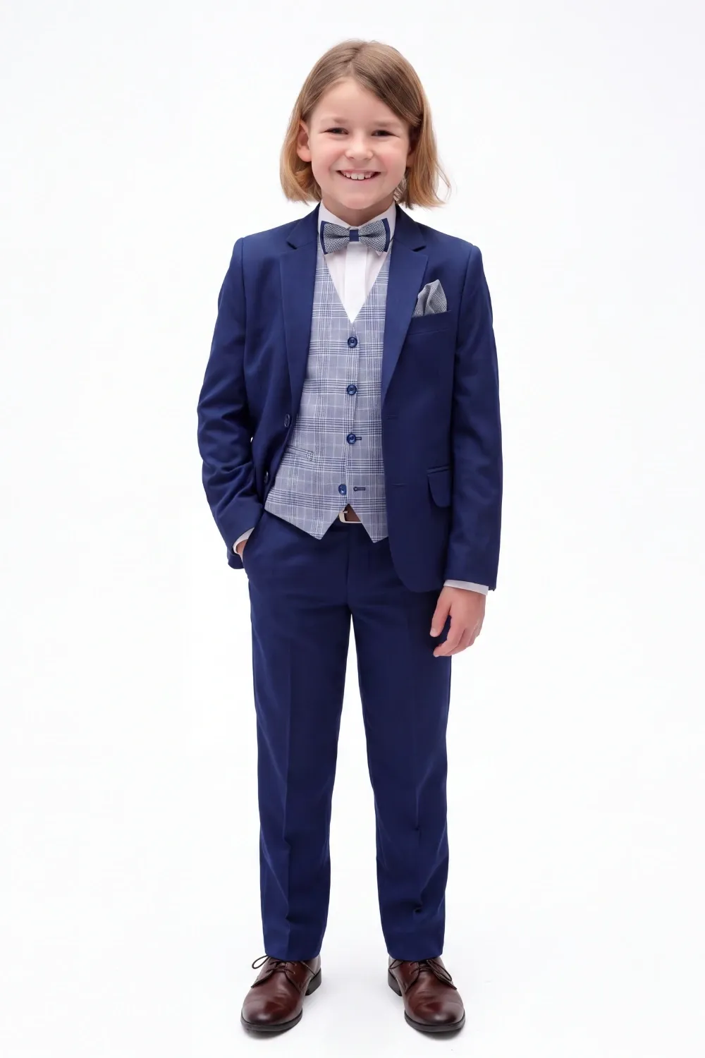 Diego Boys 3pc Suit - Blue