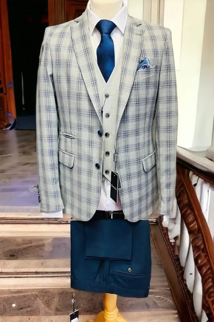 Blazer Grey Givi Check (92 (36"))