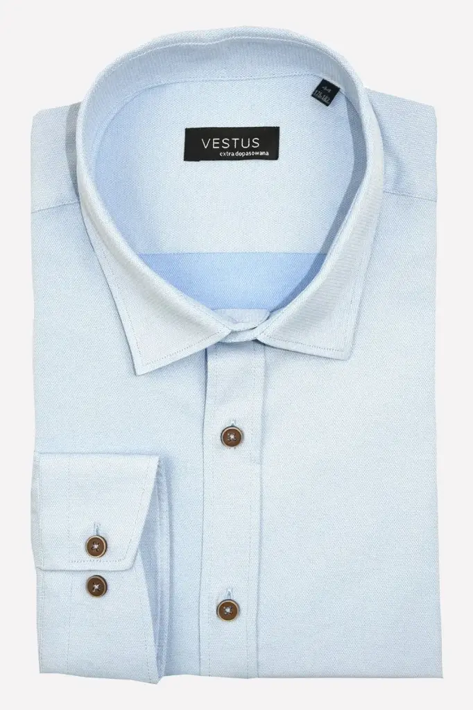 Mens Shirt Blue Slim Fit KT4155